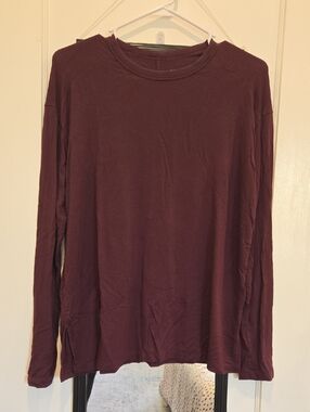 American Eagle Outfitters Soft Crewneck Tee — Dark Purple